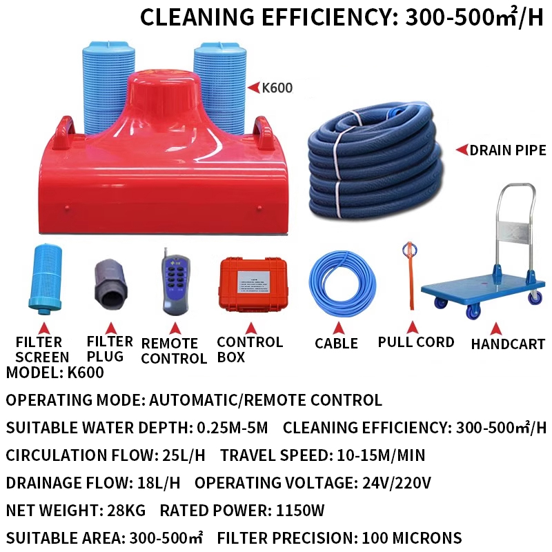 Outdoor Power Vacuum - Penyedot Debu Kolam Renang Water Turtle,