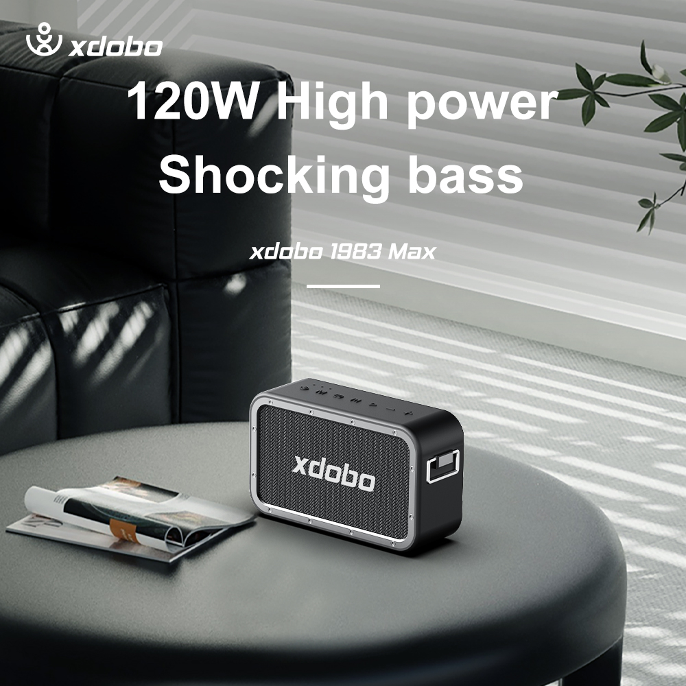 Outdoor Power Board Box - XDOBO 1983 Max 120W Speaker Bluetooth