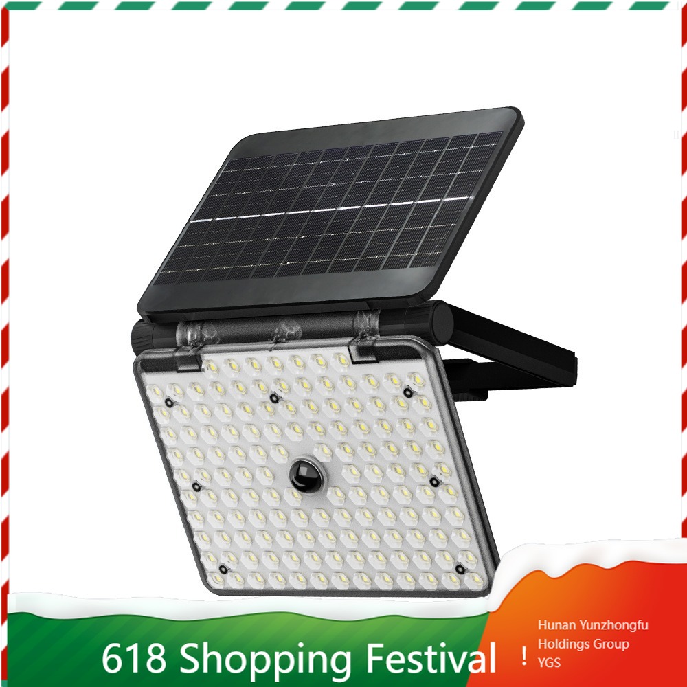 Outdoor Powerwall - Lampu Sorot Dinding Sensor Cahaya Tenaga