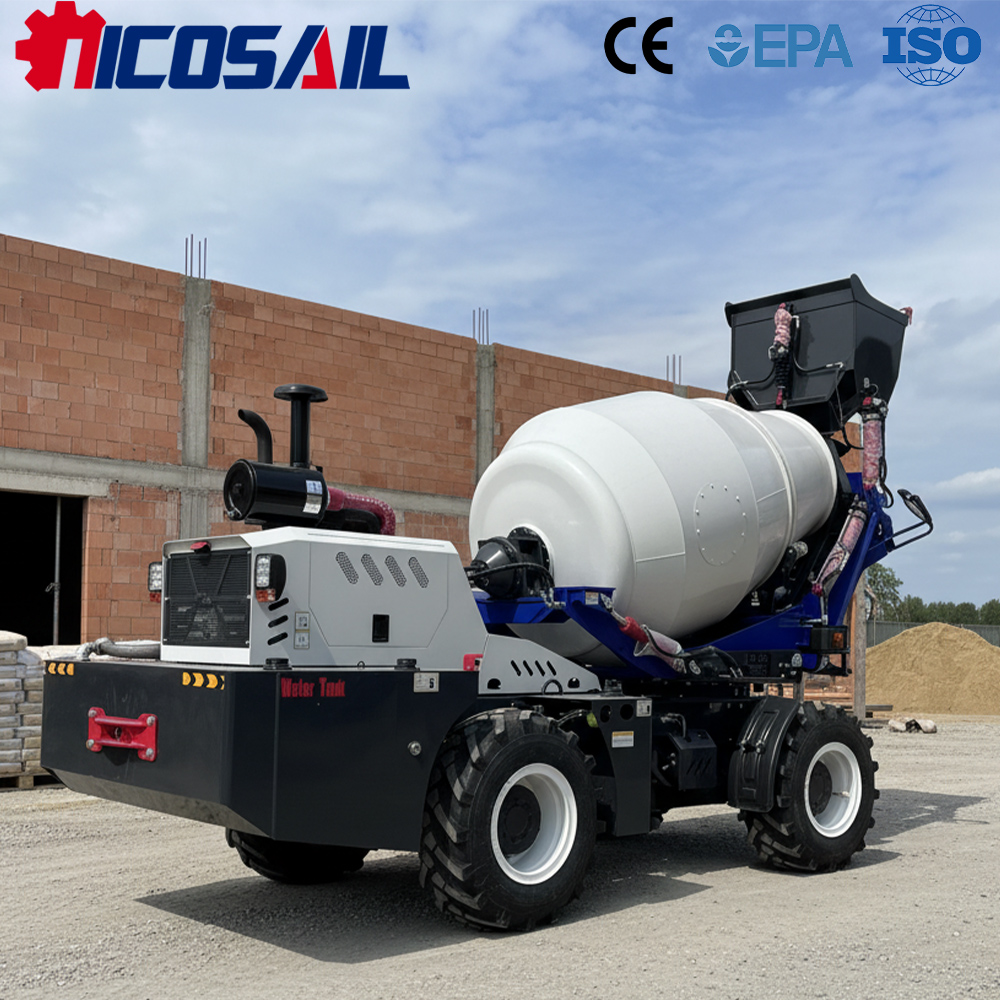 Concrete Mixer Small - Mixer Beton Kecil Bersertifikasi CE Euro