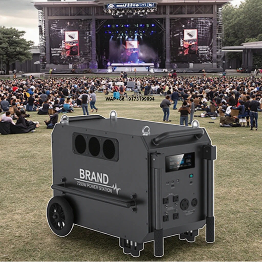 Panel Power Outdoor - Generator Tenaga Surya 7200W Heavy Duty,