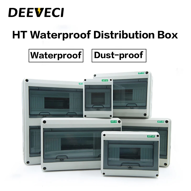 Outdoor Power Board Box - Kotak distribusi plastik HT-5/8/12/15/18/24 kotak MCB