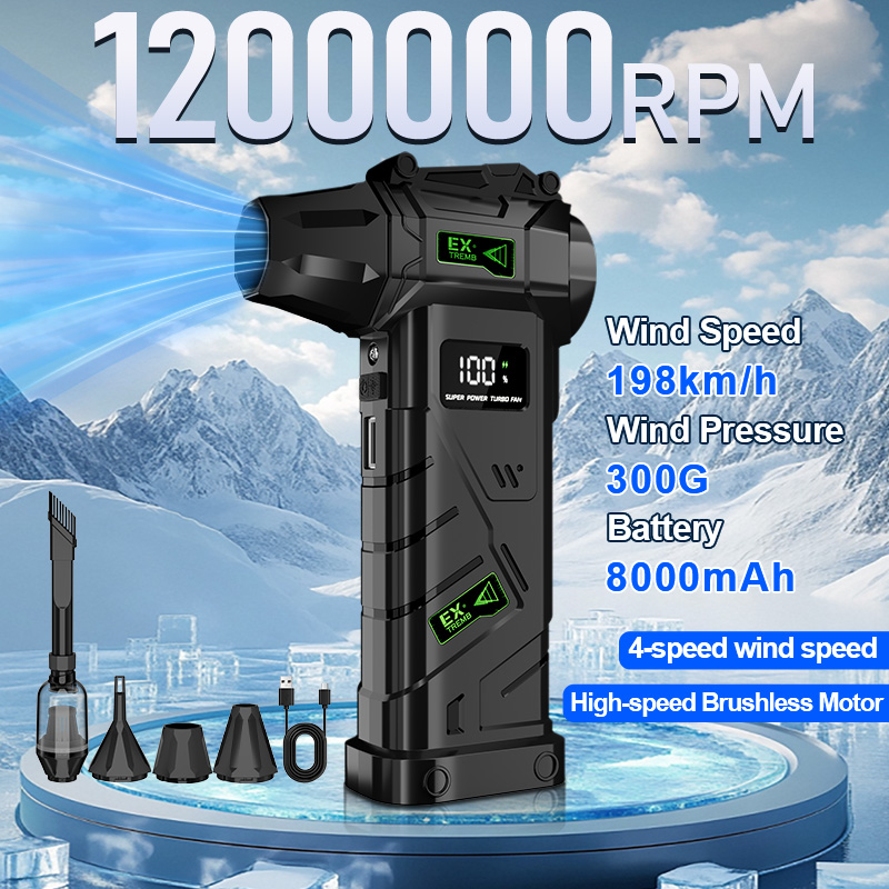 Outdoor Power Vacuum - Penyedot Debu & Peniup 2-in-1 Tanpa