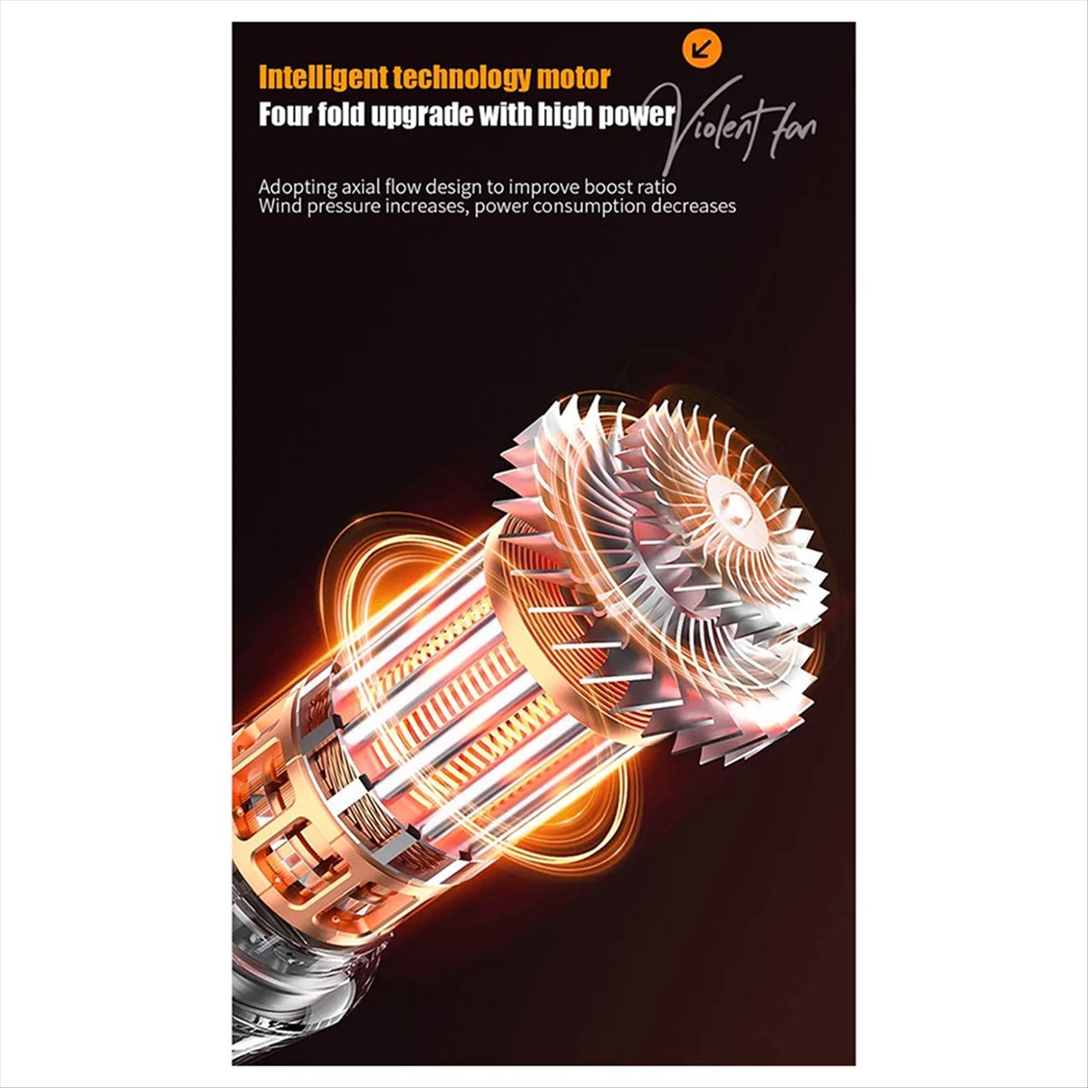 Outdoor Power Vacuum - AA05 130000RPM Kipas Genggam Luar Ruangan