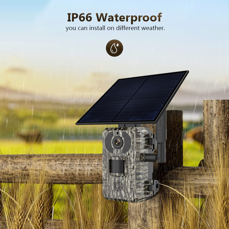 Panel Power Outdoor - Kamera pengintaian berburu satwa liar luar