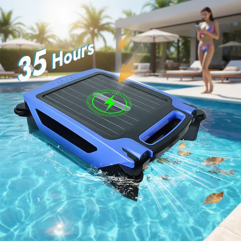 Outdoor Power Vacuum - Robot Pembersih Kolam Otomatis Tenaga Surya