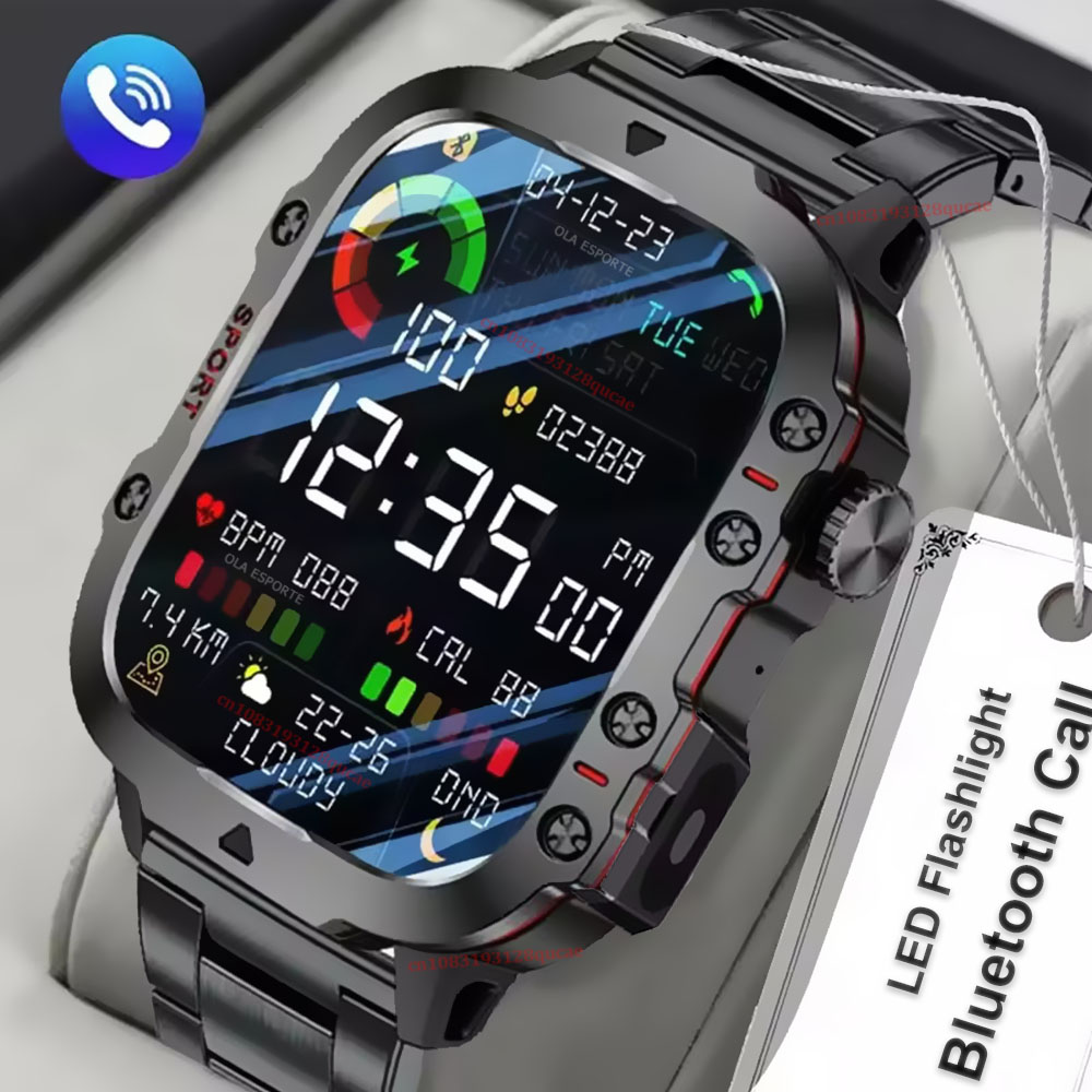 Outdoor Power Hours - Jam Tangan Pintar Militer Baru 2026