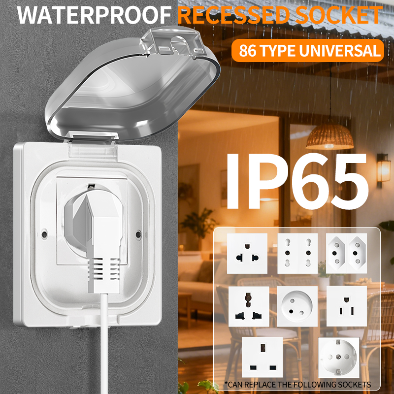 Outdoor Power Receptacle - Stopkontak Luar Ruangan Tahan Air IP65
