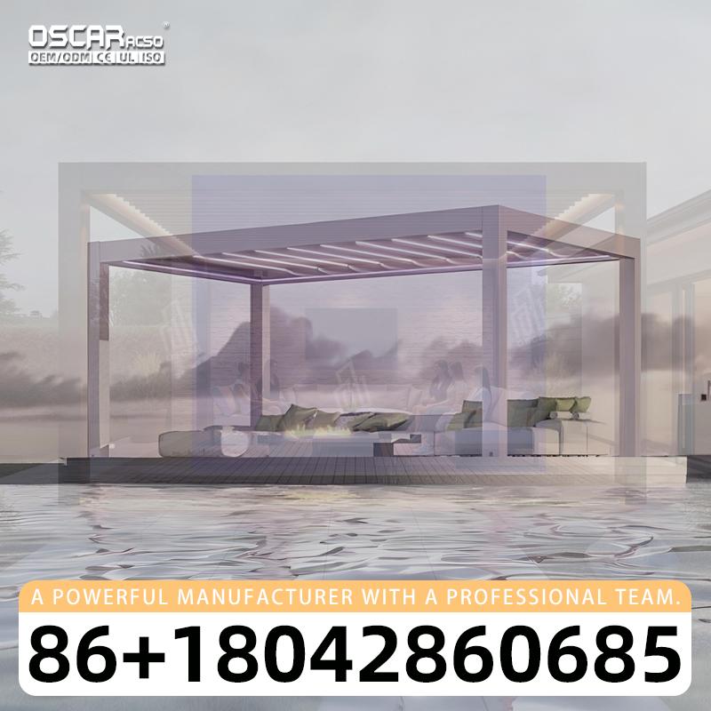 Outdoor Power For Gazebo - Gazebo Aluminium Bermotor yang Luas, Pergola