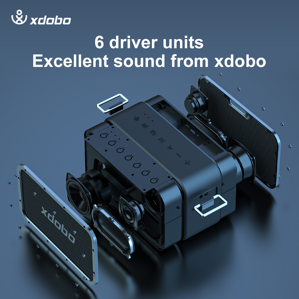 XDOBO 1983 Max 120W Speaker Bl - Outdoor Power Board Box ulasan dan harga