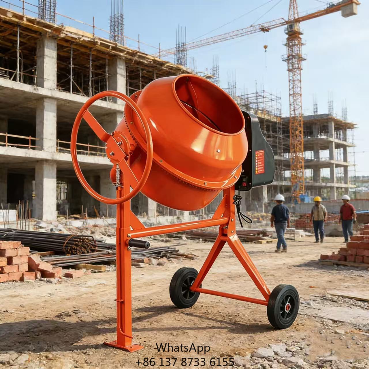 Jiqian 180L Mixer Semen Beton  - Concrete Mixer Small ulasan dan harga
