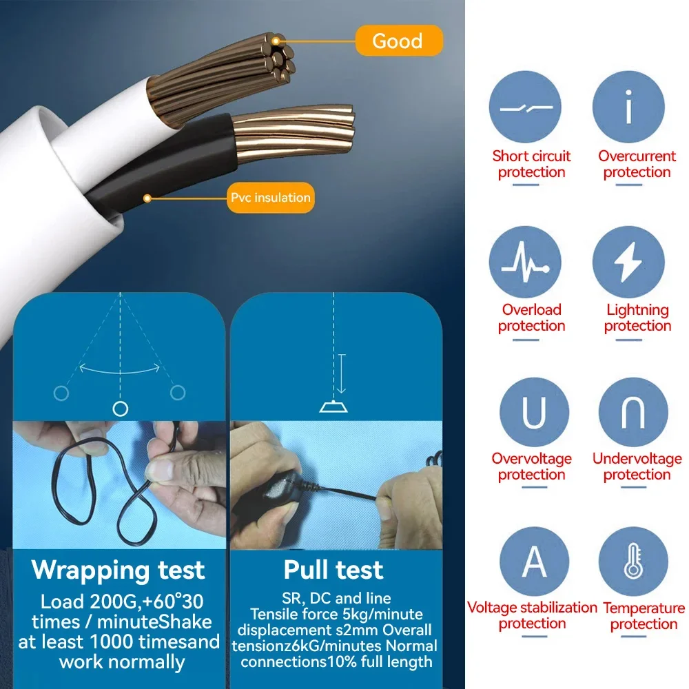 Adaptor Daya DC12V 2A Tahan Ai - Outdoor Power Plug In ulasan dan harga