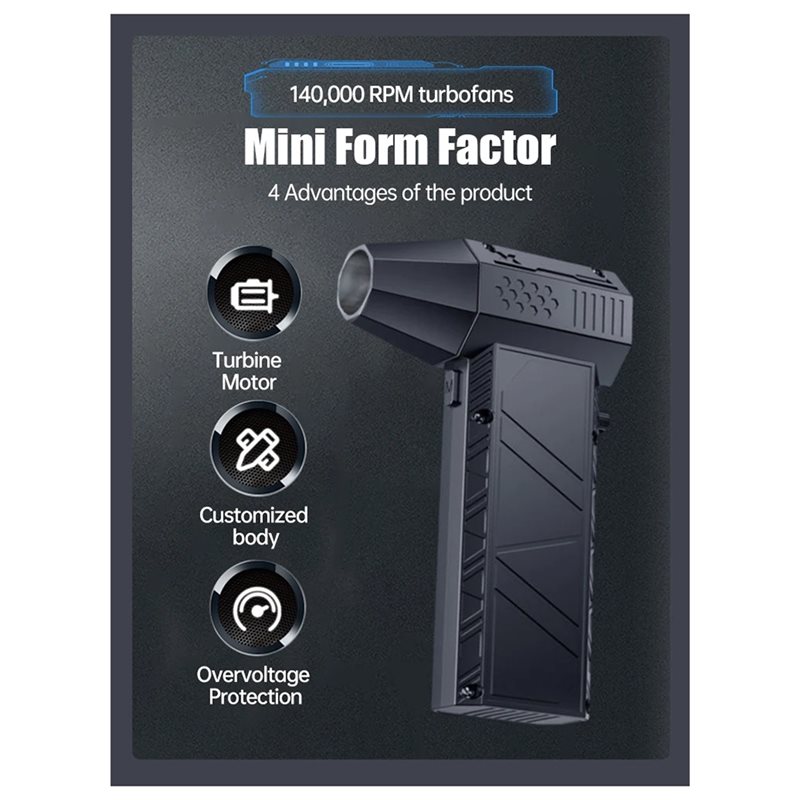 Kipas X6 Pro Violent Fan 14000 - Outdoor Power Vacuum ulasan dan harga
