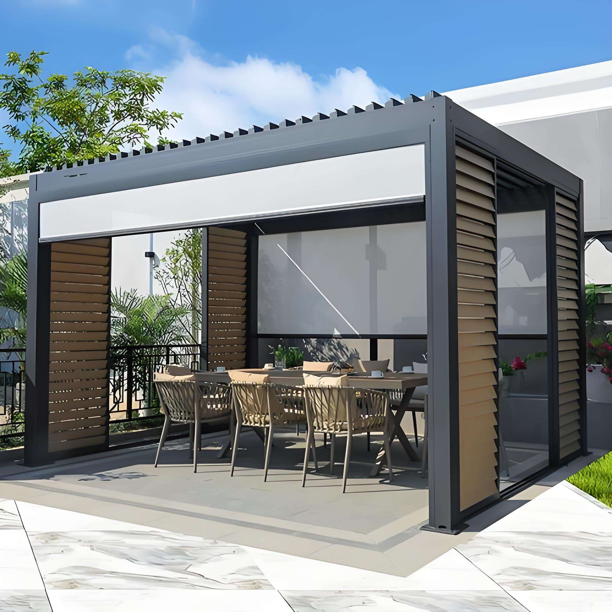 Gazebo Aluminium Bertenaga Mot - Outdoor Power For Gazebo ulasan dan harga