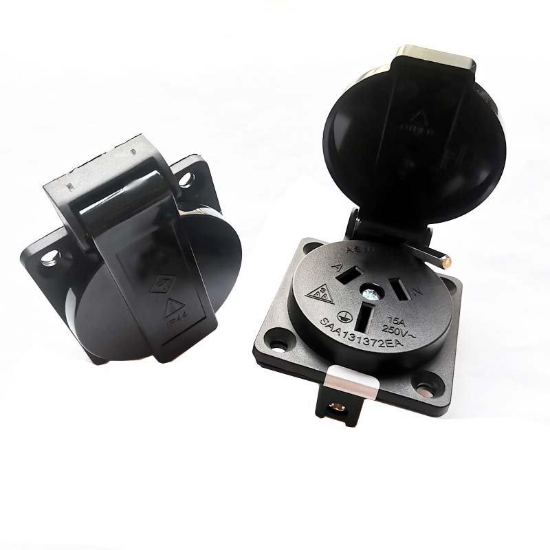 2 buah soket tahan air industr - Outdoor Power Receptacle ulasan dan harga