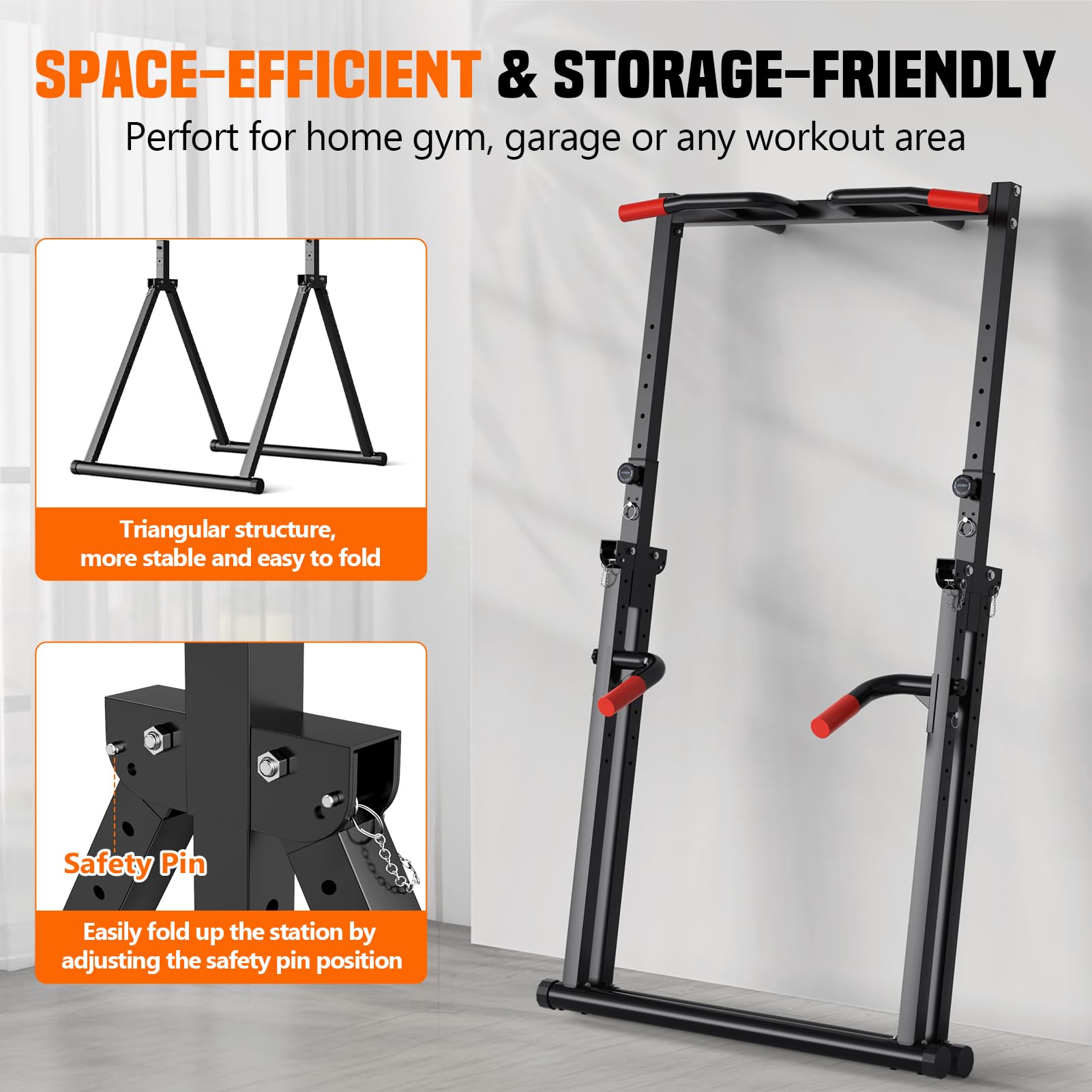 Alat Latihan Multifungsi Lipat - Outdoor Power Tower Pull Up Bar ulasan dan harga