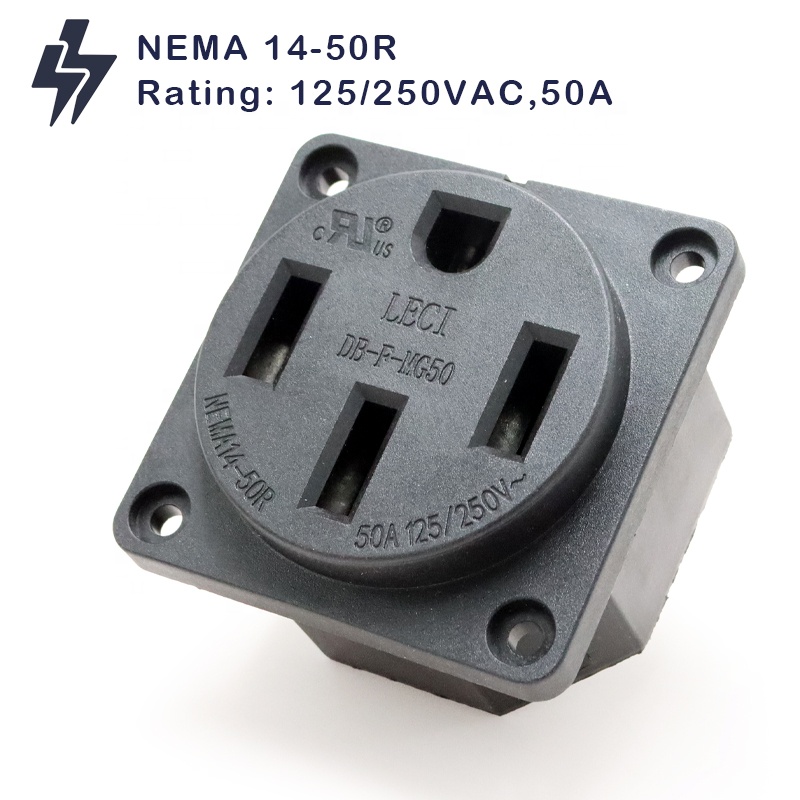 NEMA 14-50R Wadah 50 Amp RV So - Outdoor Power Receptacle ulasan dan harga