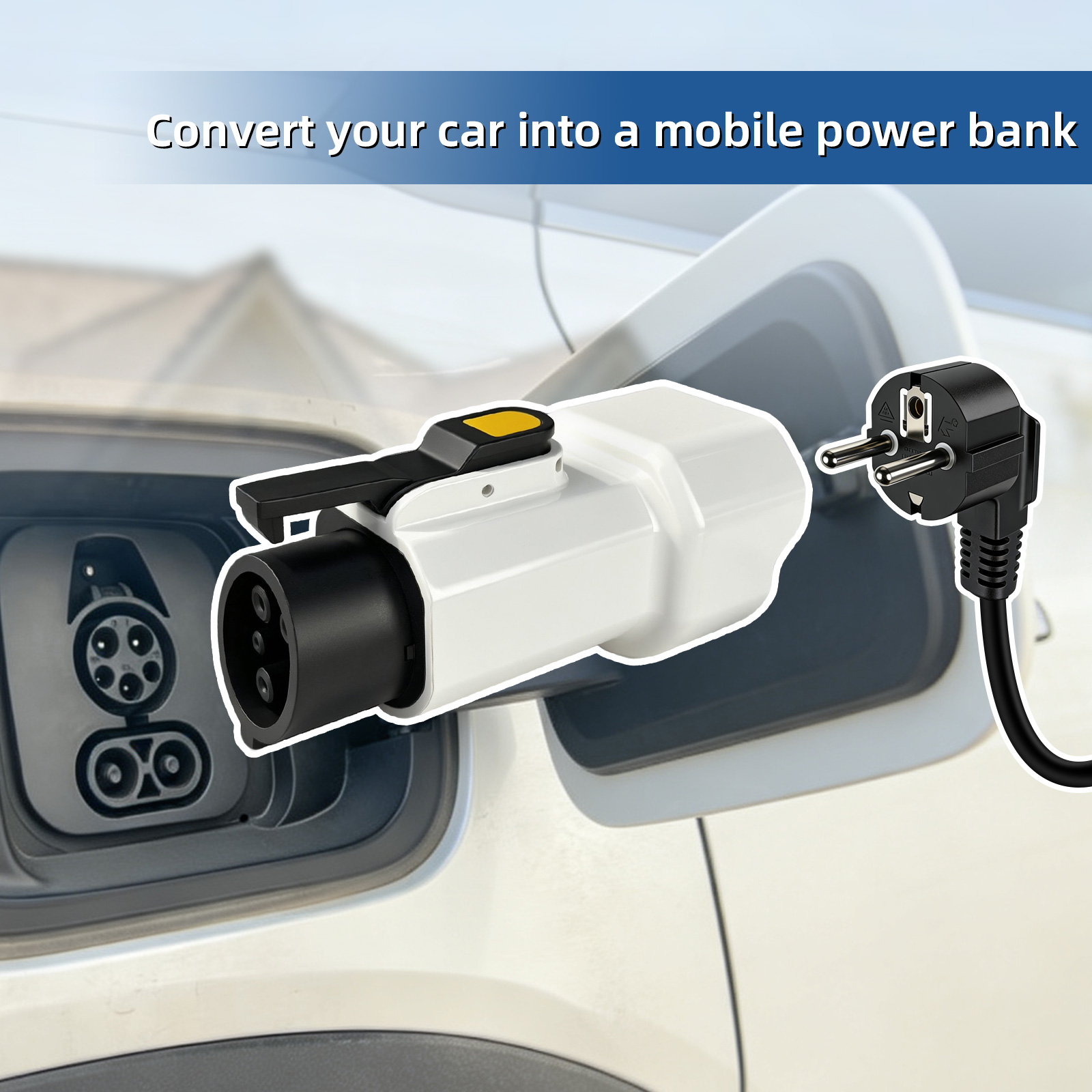 Adaptor Pelepasan EVqiaoyi Typ - Outdoor Power Plug In ulasan dan harga