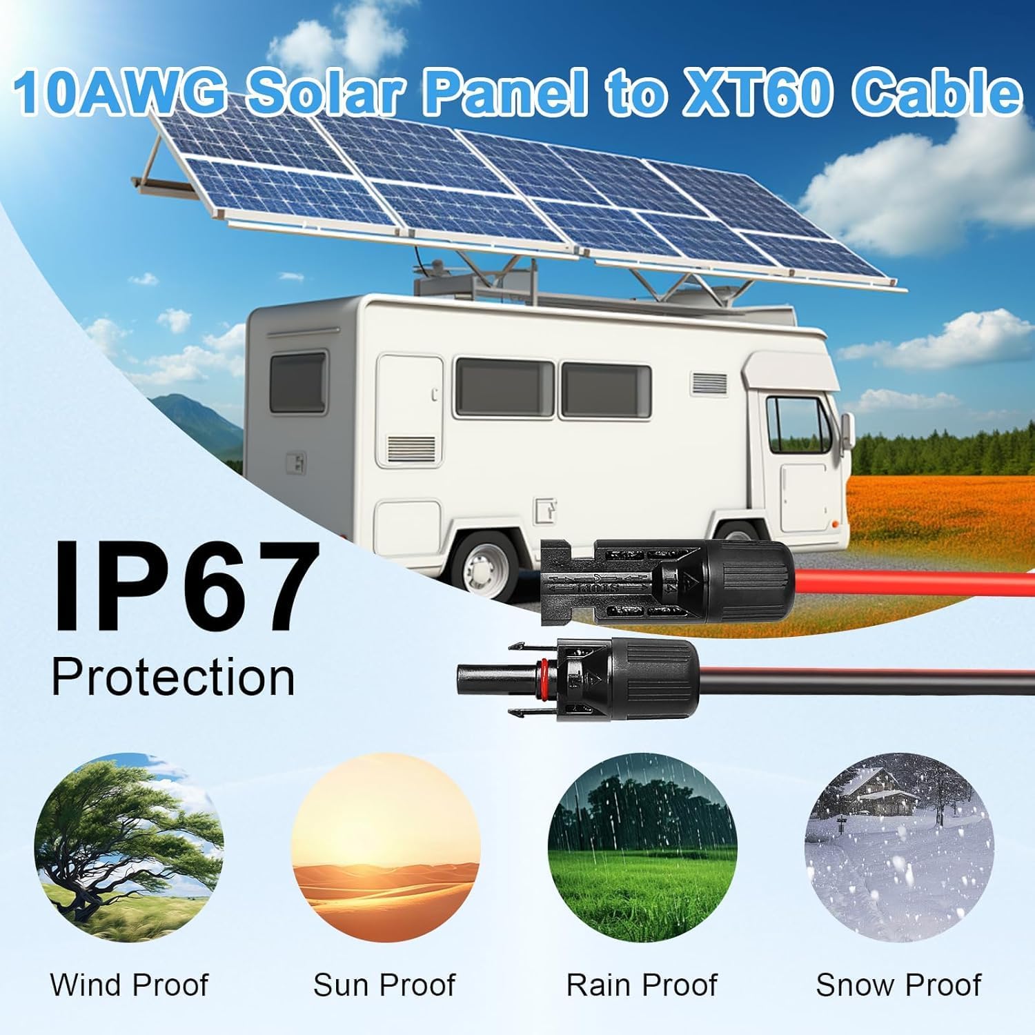 Konektor Solar ke Kabel XT60 1 - Panel Power Outdoor ulasan dan harga