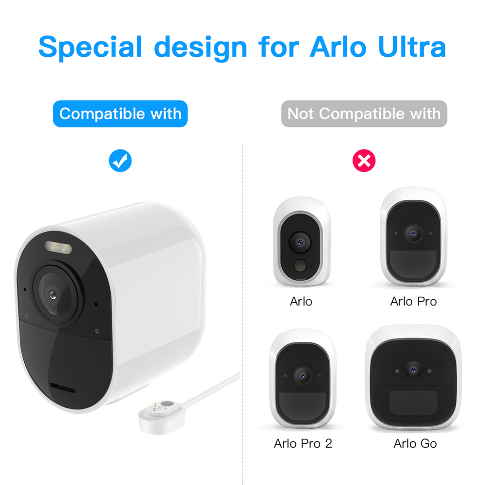 Kabel daya untuk Arlo Ultra 4K - Outdoor Power Plug In ulasan dan harga