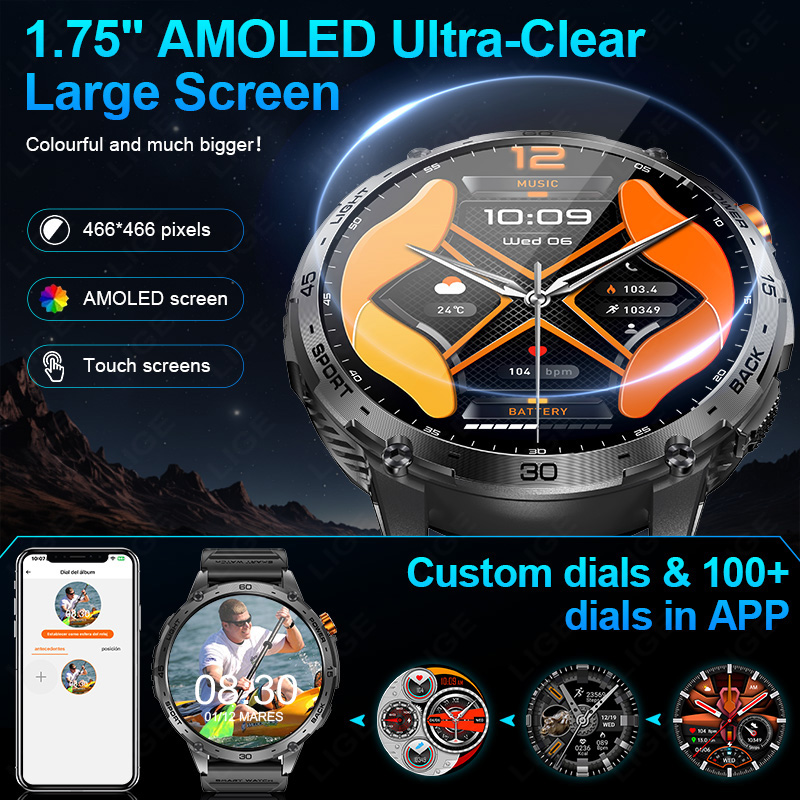 Jam Tangan Pintar Baru 2026 Un - Outdoor Power Hours ulasan dan harga