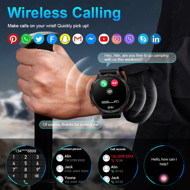 Jam Tangan Pintar Baru 2026 Un - Outdoor Power Hours ulasan dan harga