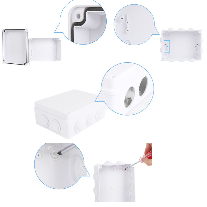 RA RT Grosir Plastik ABS IP65  - Outdoor Power Board Box ulasan dan harga