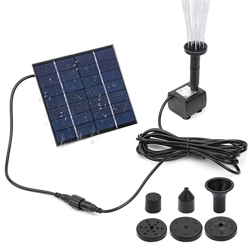 Pompa Air Mancur tenaga surya  - Panel Power Outdoor ulasan dan harga