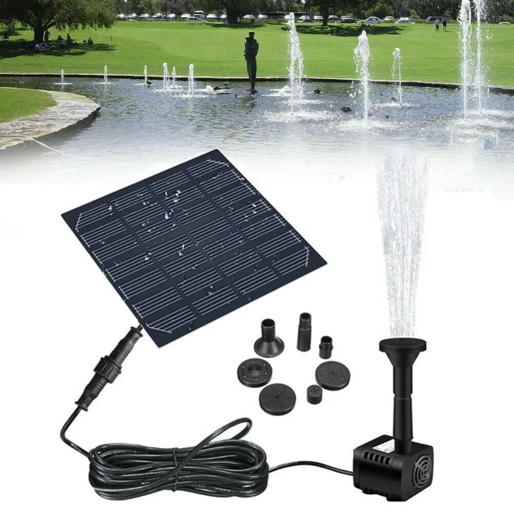 Pompa Air Mancur tenaga surya  - Panel Power Outdoor ulasan dan harga