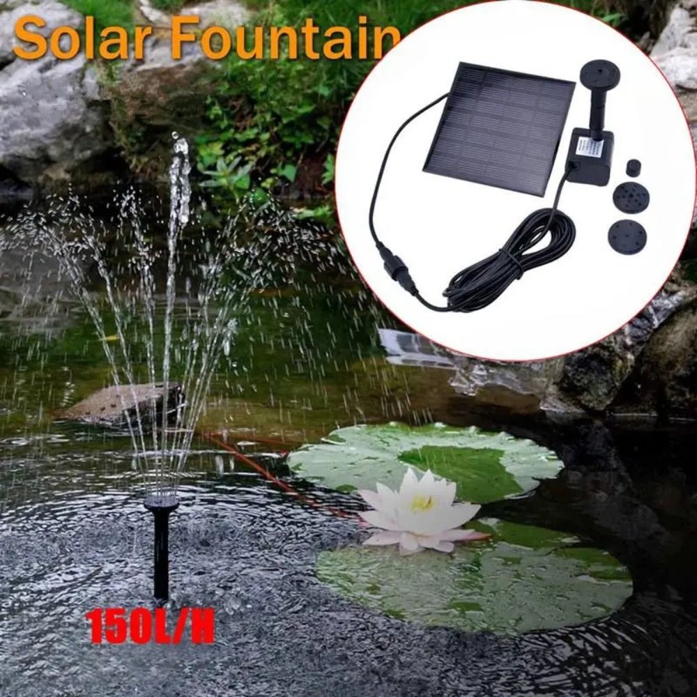 Pompa Air Mancur tenaga surya  - Panel Power Outdoor ulasan dan harga