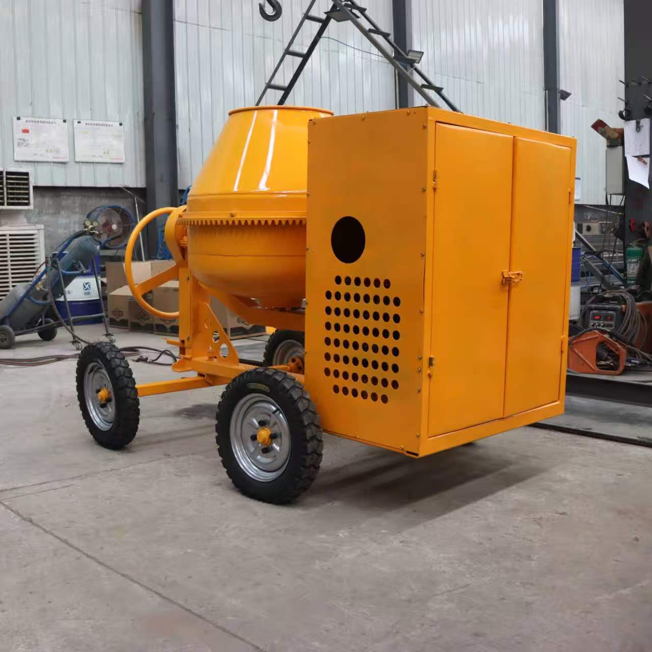 Drum Mixer Beton Kustom YG, Dr - Concrete Mixer Small ulasan dan harga