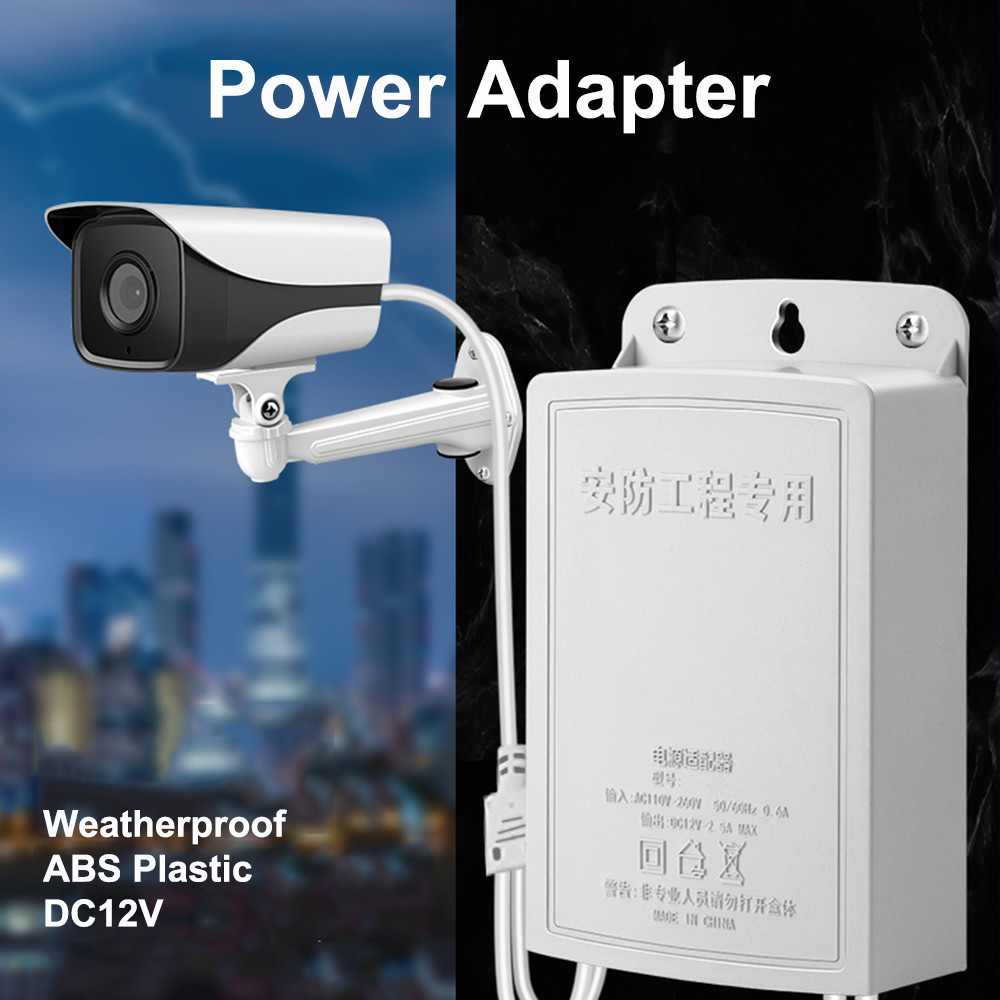 DC 12V 2,5A Kamera Keamanan CC - Outdoor Power Supply 12V ulasan dan harga