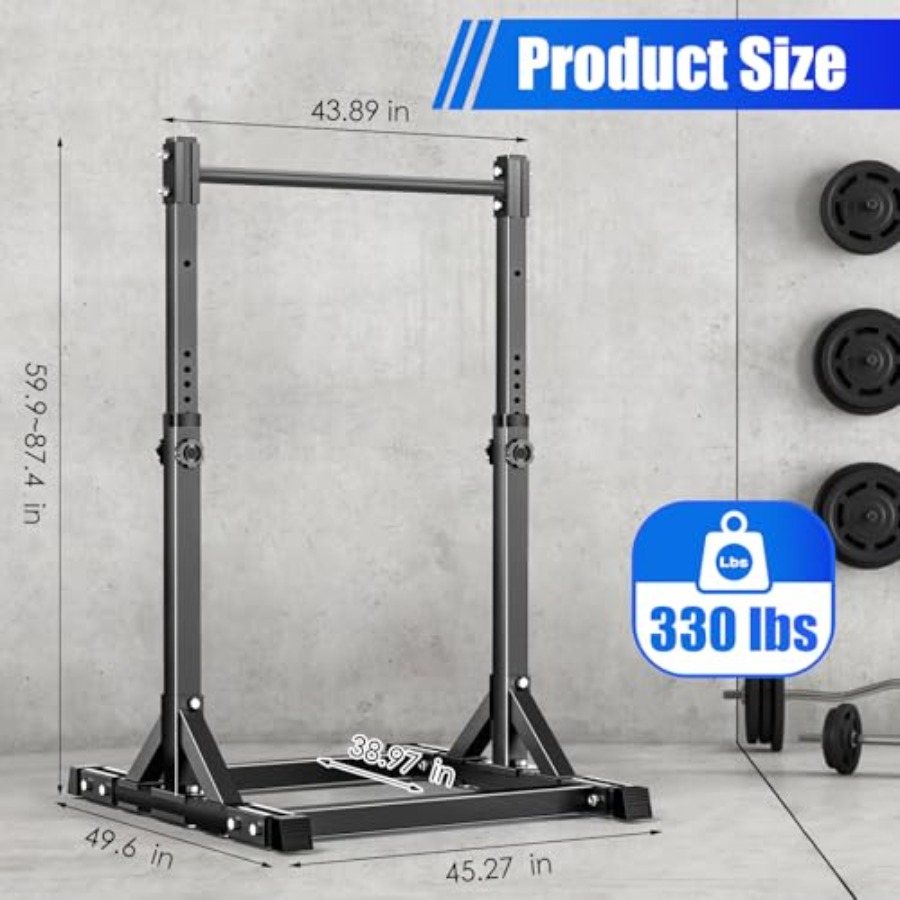 Bar Pull Up Adjustable yang Da - Outdoor Power Tower Pull Up Bar ulasan dan harga