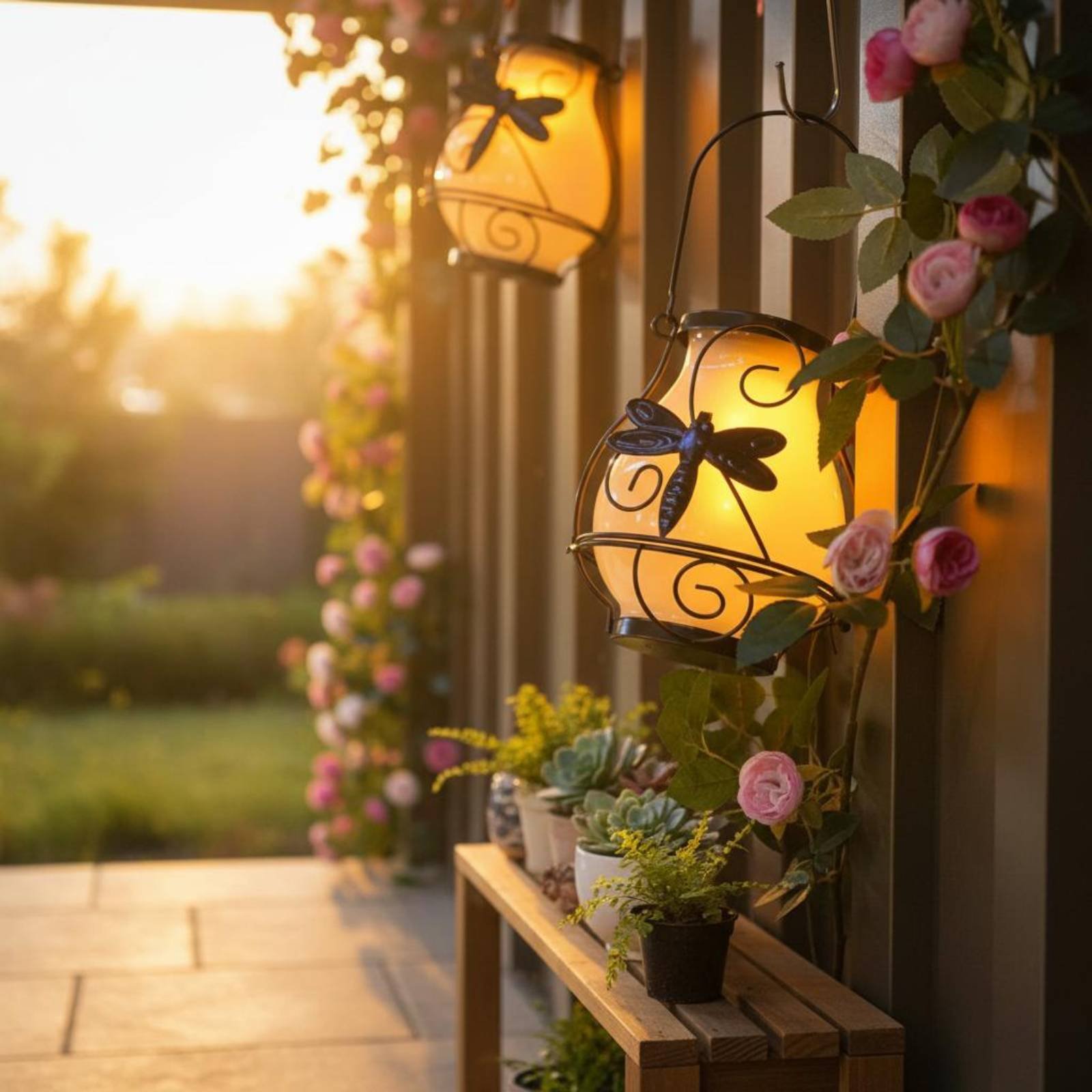 Lentera Kupu-kupu Tenaga Surya - Outdoor Powerwall ulasan dan harga