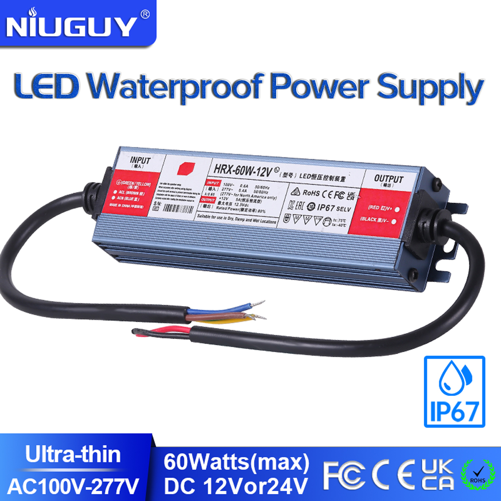 Catu Daya Tahan Air IP67 60W D - Outdoor Power Supply 12V ulasan dan harga