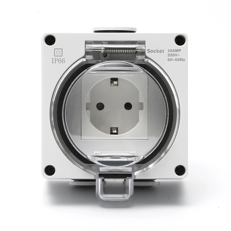 Wadah daya tahan air IP66 Luar - Outdoor Power Receptacle ulasan dan harga