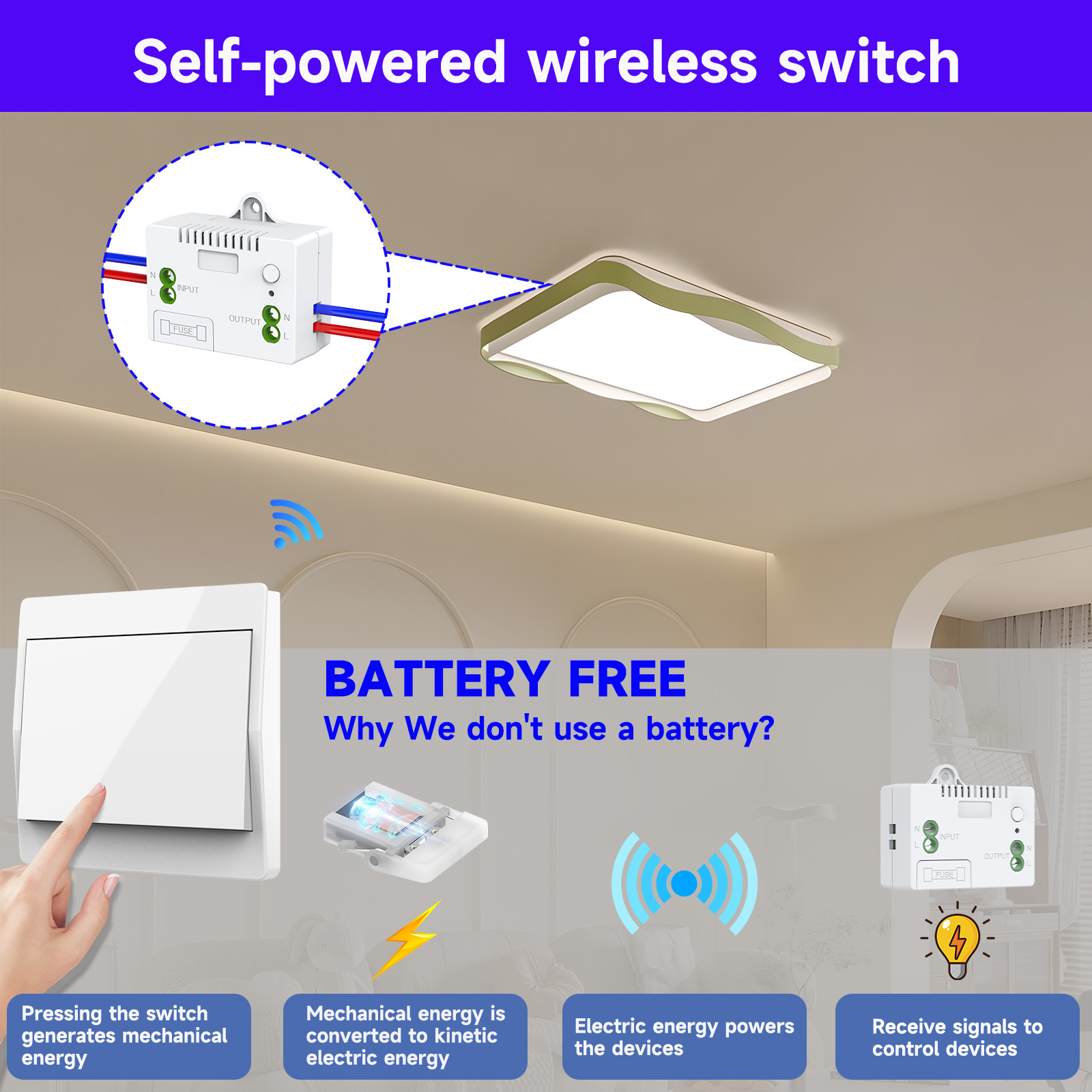 Tidak Perlu Kabel, Sakelar Din - Outdoor Power Outlet With Remote Control ulasan dan harga