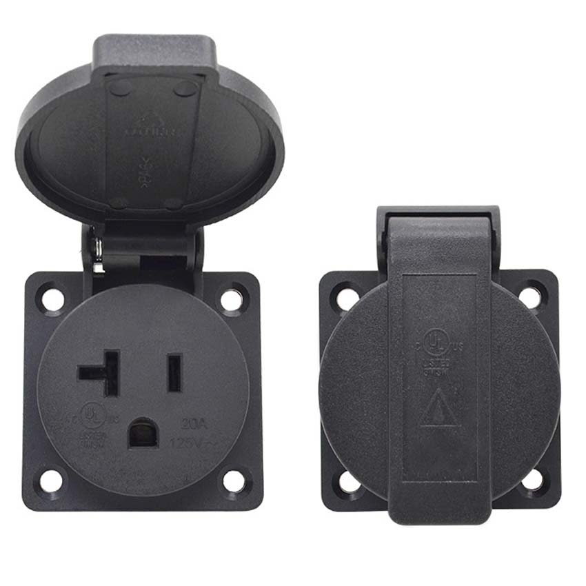 Soket wadah kabel daya Outlet  - Outdoor Power Receptacle ulasan dan harga
