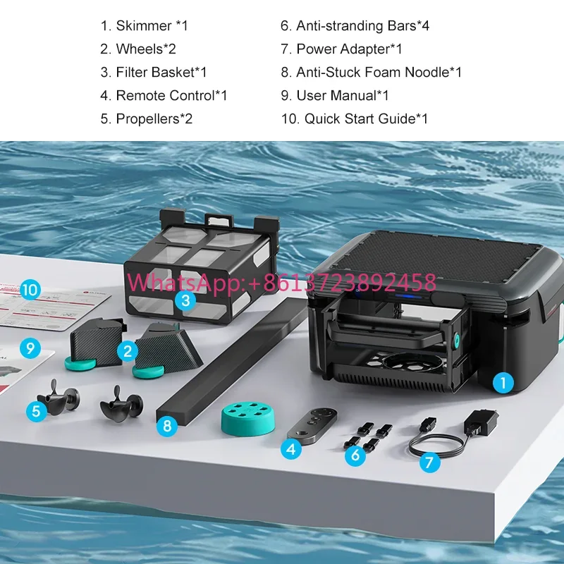 Robot Pembersih Permukaan Kola - Outdoor Power Vacuum ulasan dan harga