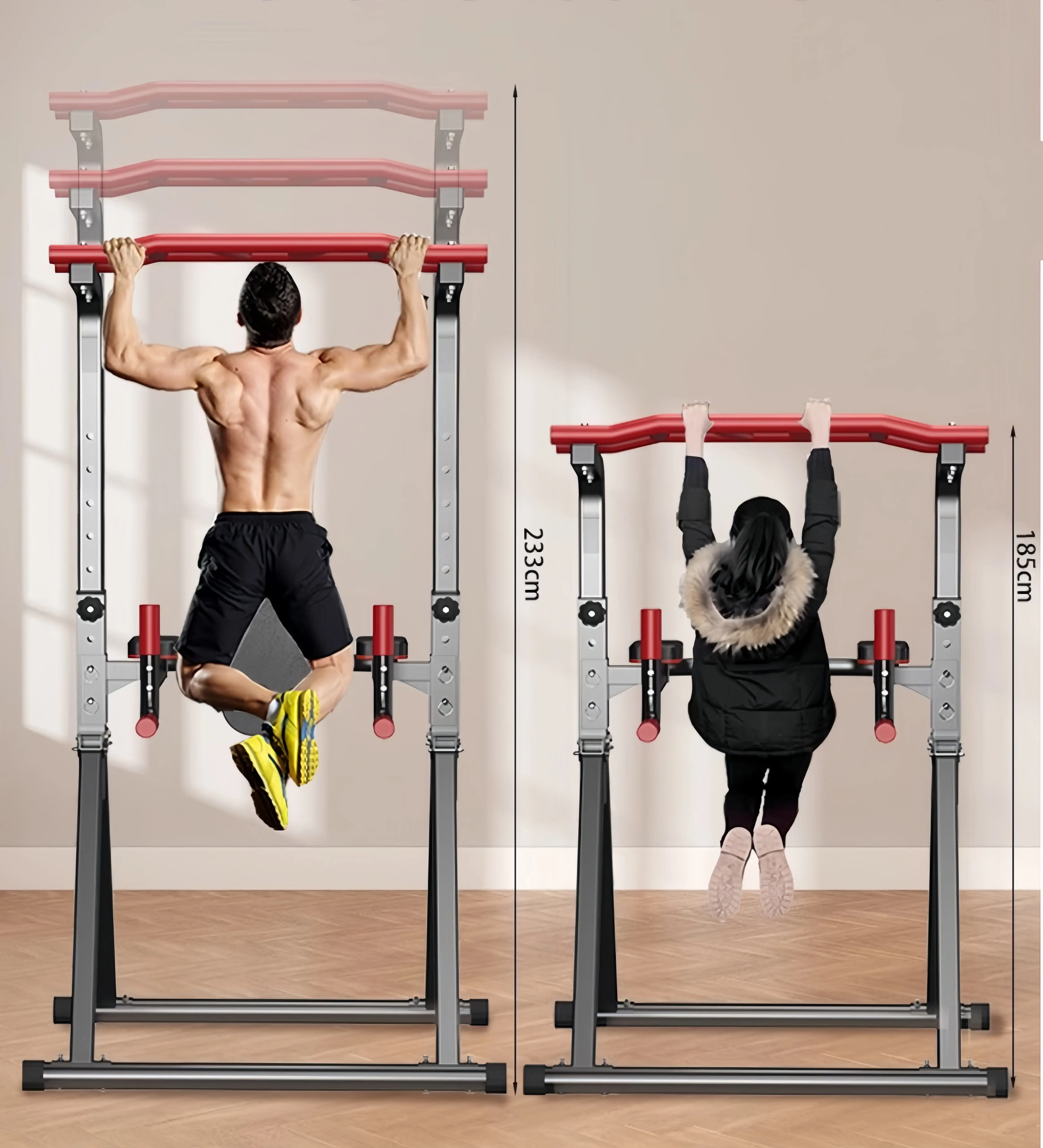 Alat Latihan Multifungsi yang  - Outdoor Power Tower Pull Up Bar ulasan dan harga