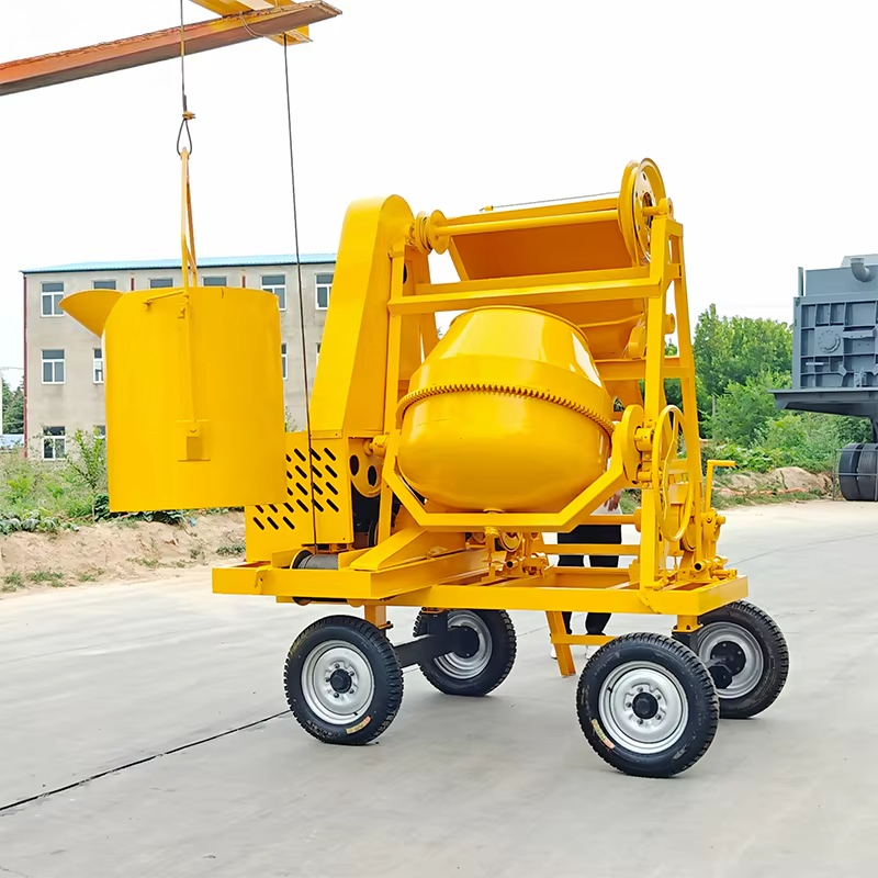 Mesin Pengaduk Beton Mini Port - Concrete Mixer Small ulasan dan harga