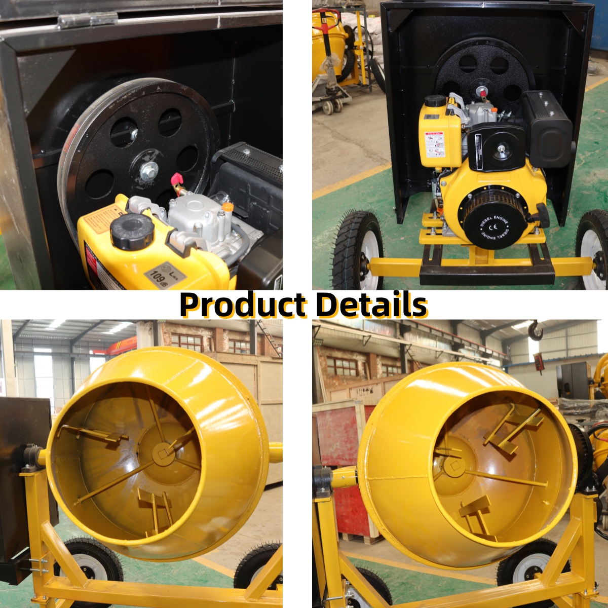 Mesin Pengaduk Beton Mini Port - Concrete Mixer Small ulasan dan harga