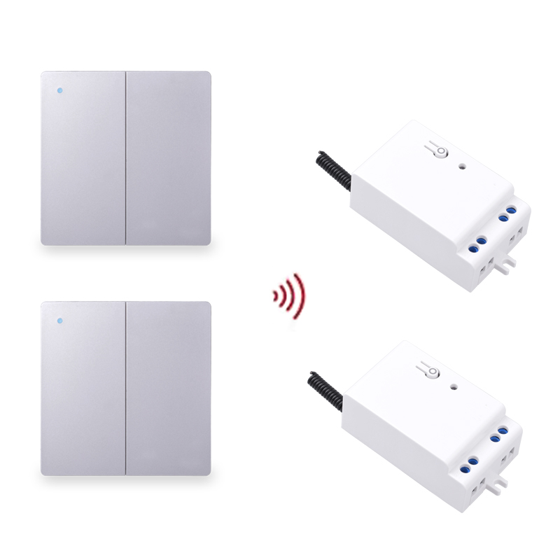 RF433 Saklar Lampu Dinding Nir - Outdoor Power Outlet With Remote Control ulasan dan harga